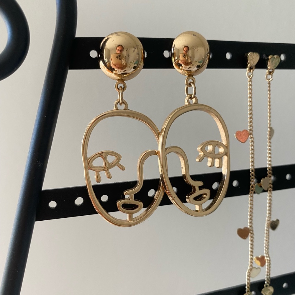 Abstract Face Earrings
